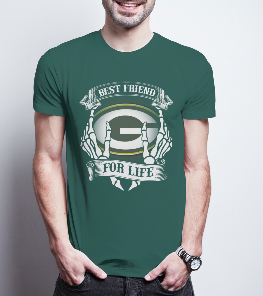 Best Friend For Life Green Bay Packers T-Shirt