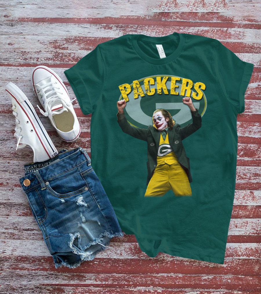 Packers Joker Fusion With Green Bay T-Shirt