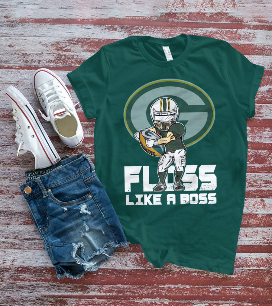 Green Bay Packers Floss Like A Boss T-Shirt
