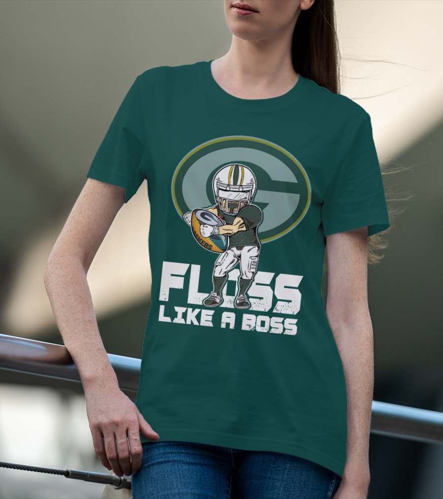 Green Bay Packers Floss Like A Boss T-Shirt