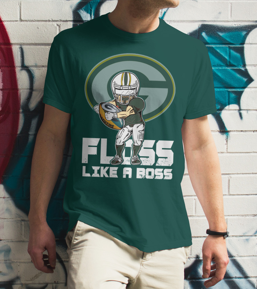 Green Bay Packers Floss Like A Boss T-Shirt