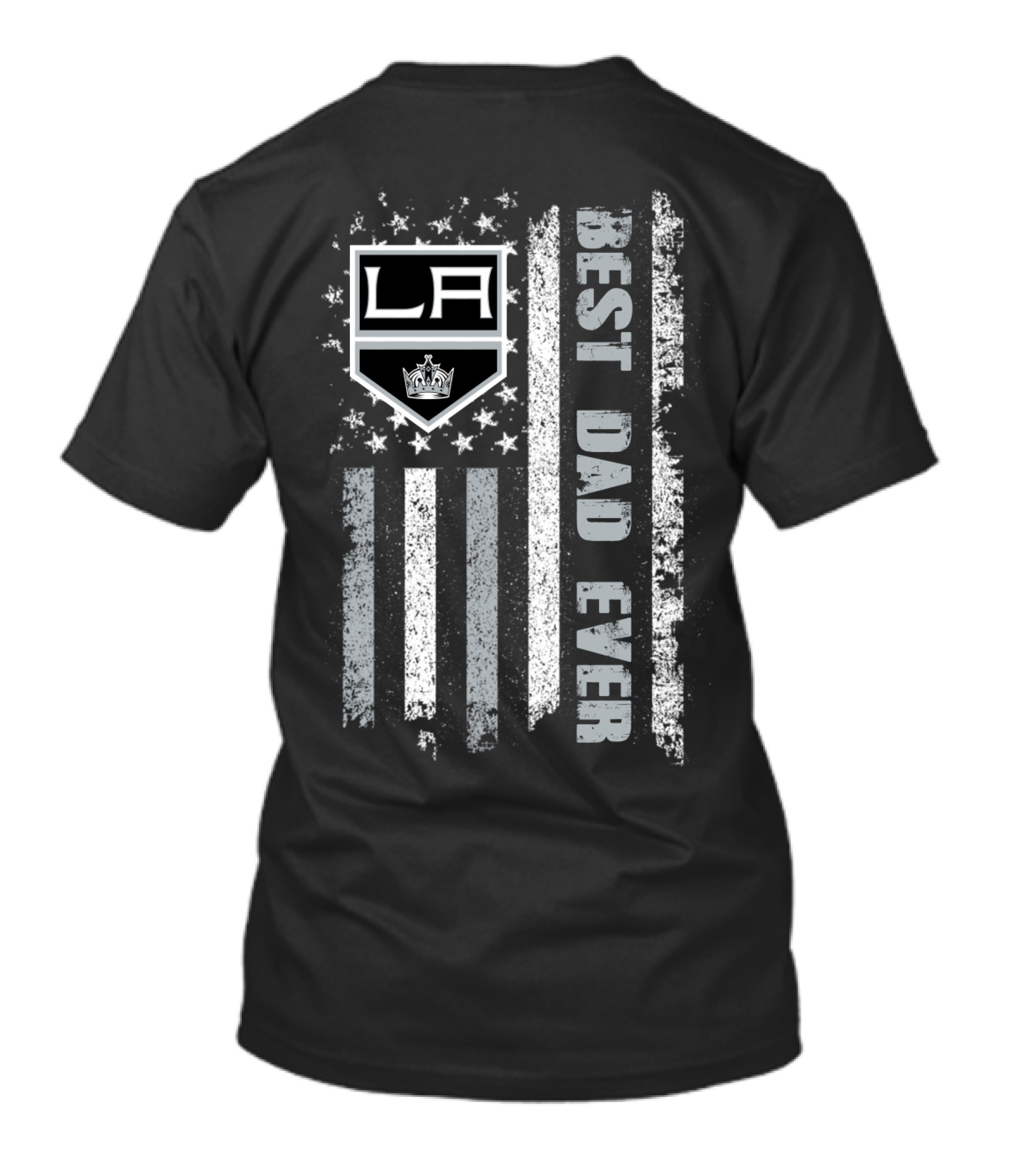 La Kings Best Dad Ever Stripes T-Shirt