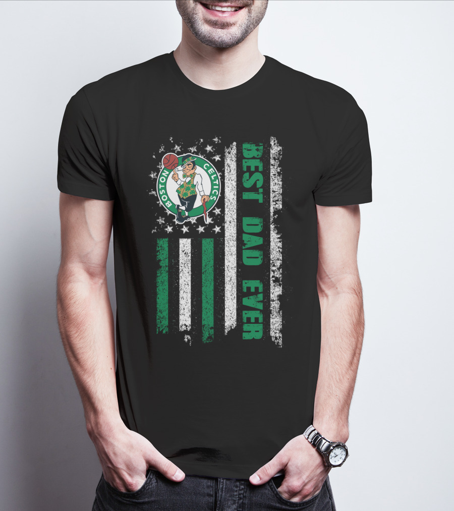 Boston Celtics Best Dad Ever T-Shirt