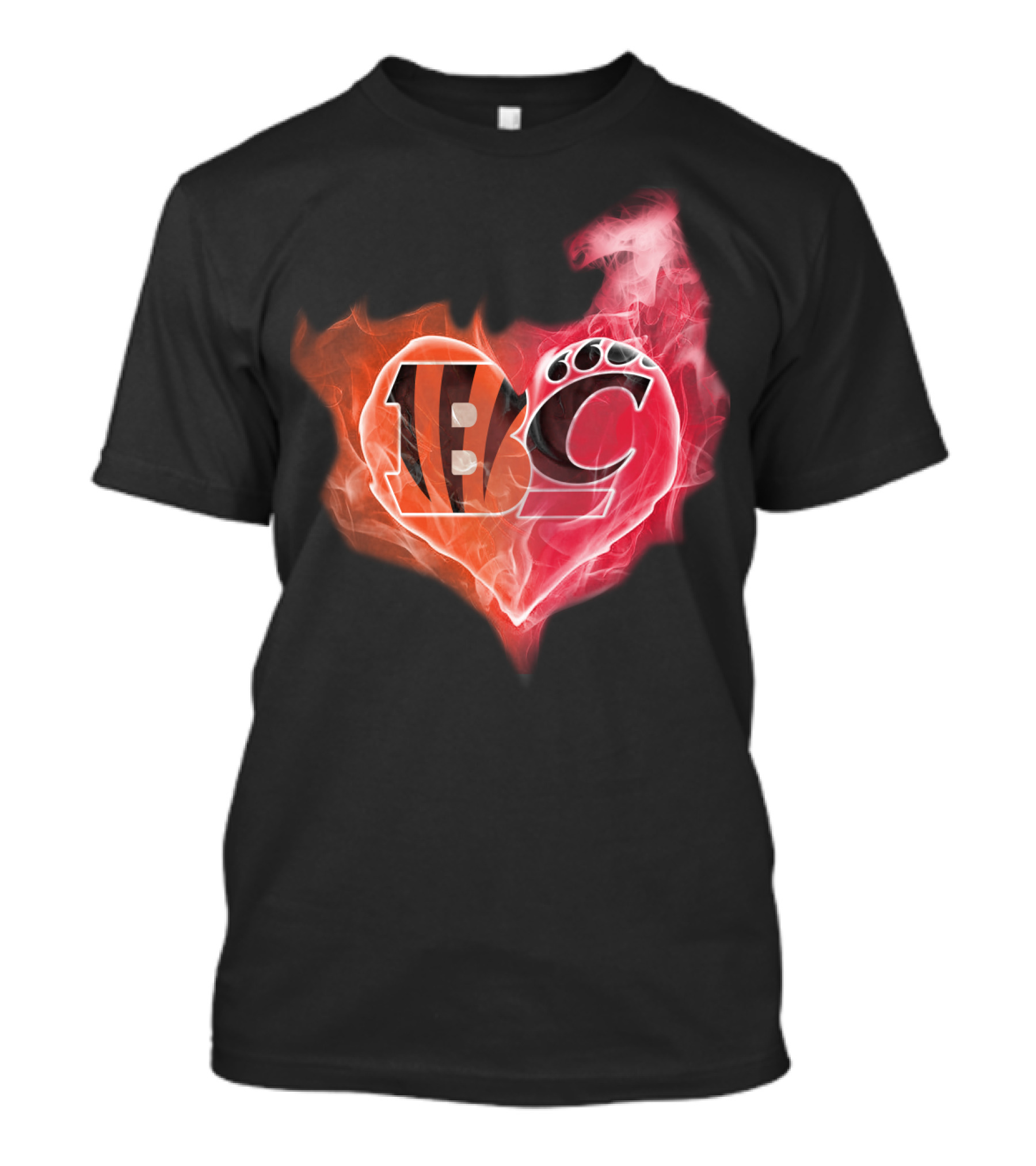 Bengals Bearcat Heart T-Shirt