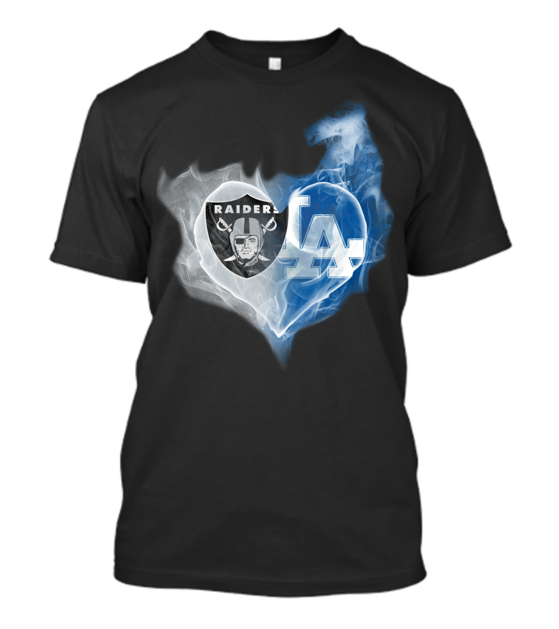 Raiders La Heart Smoke Fusion T-Shirt