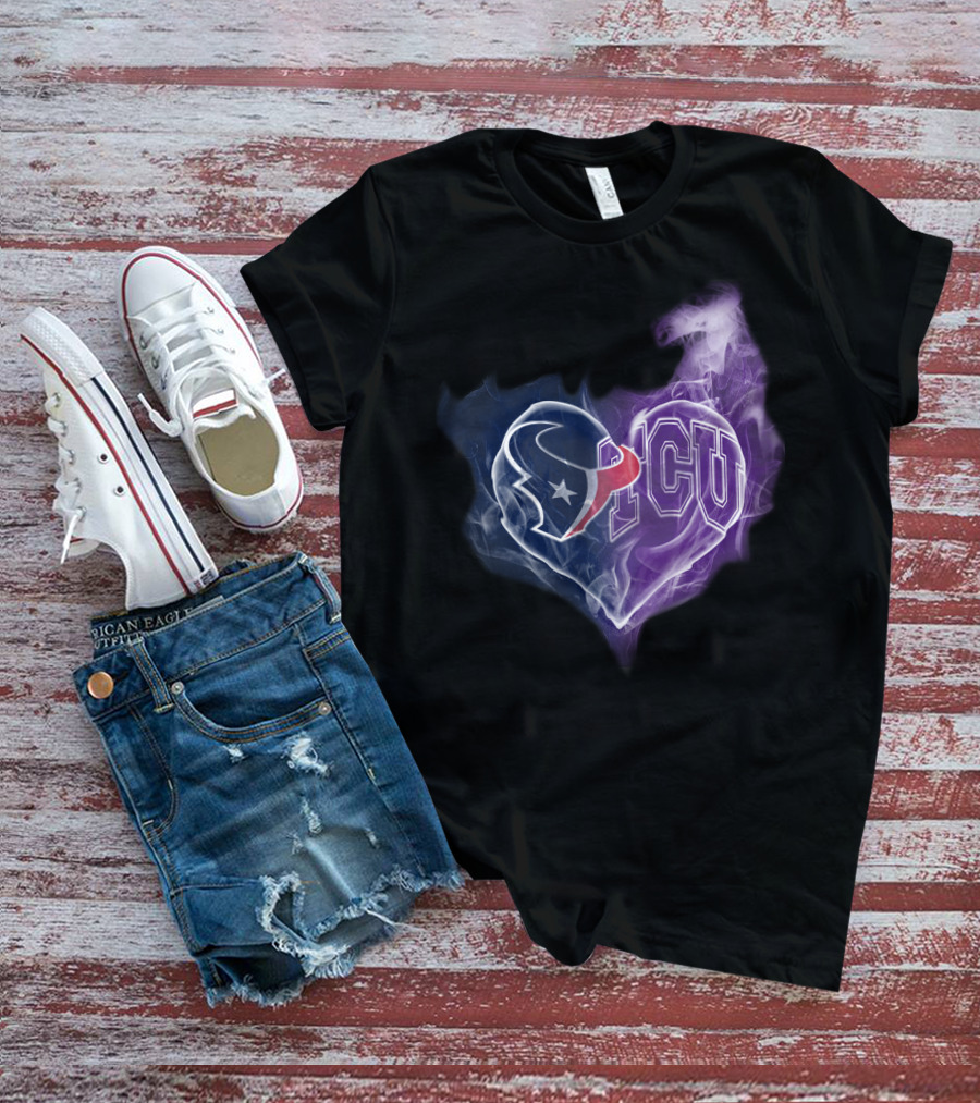 Houston Texans Tcu Heart T-Shirt