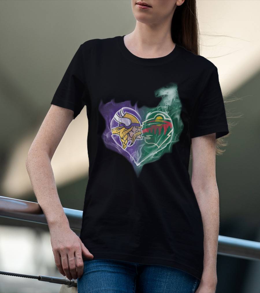 Minnesota Vikings Wild Heart T-Shirt