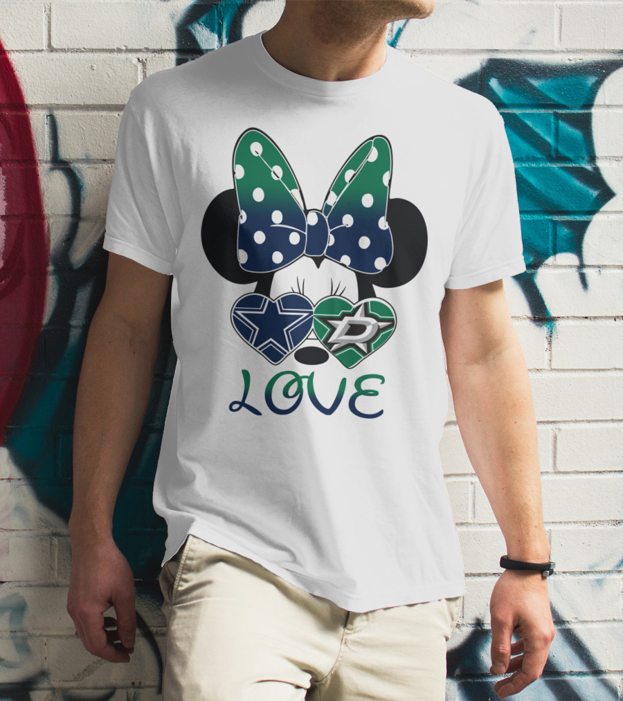 Minnie Mouse Cowboys Stars Love T-Shirt