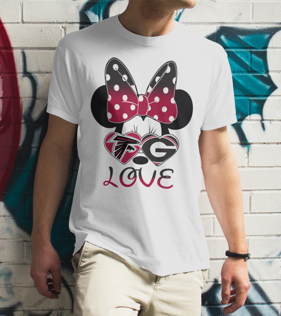 Falcons Bulldogs Minnie Love T-Shirt