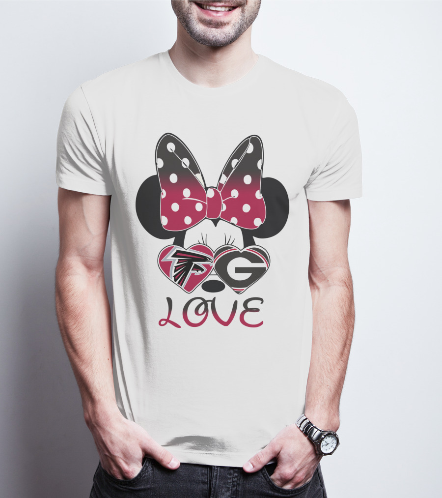 Falcons Bulldogs Minnie Love T-Shirt