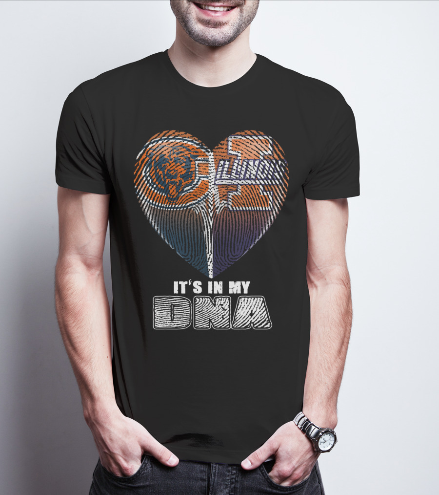 Chicago Bears Illinois It's In My Dna T-Shirt