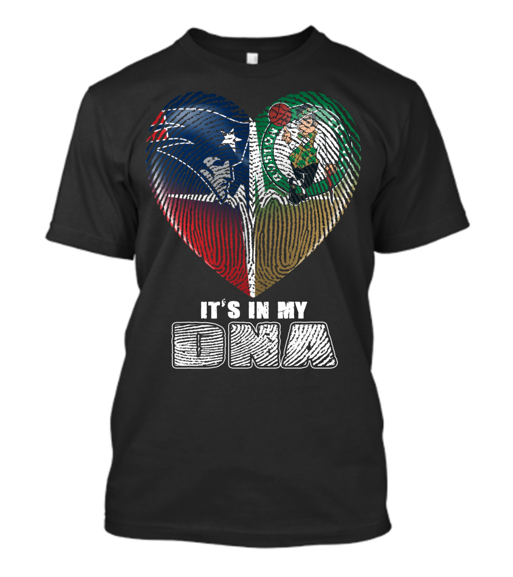 Patriots Celtics It's In My Dna T-Shirt