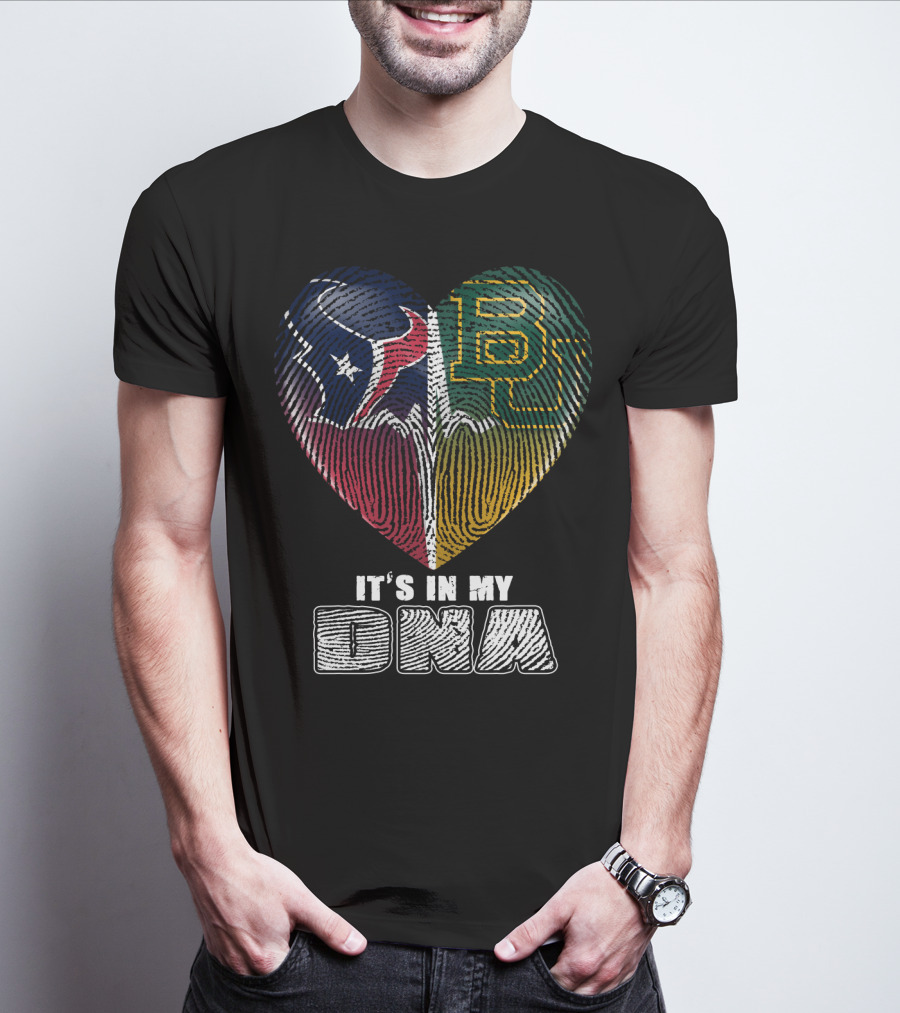 Houston Texans Baylor Bears It's In My Dna T-Shirt