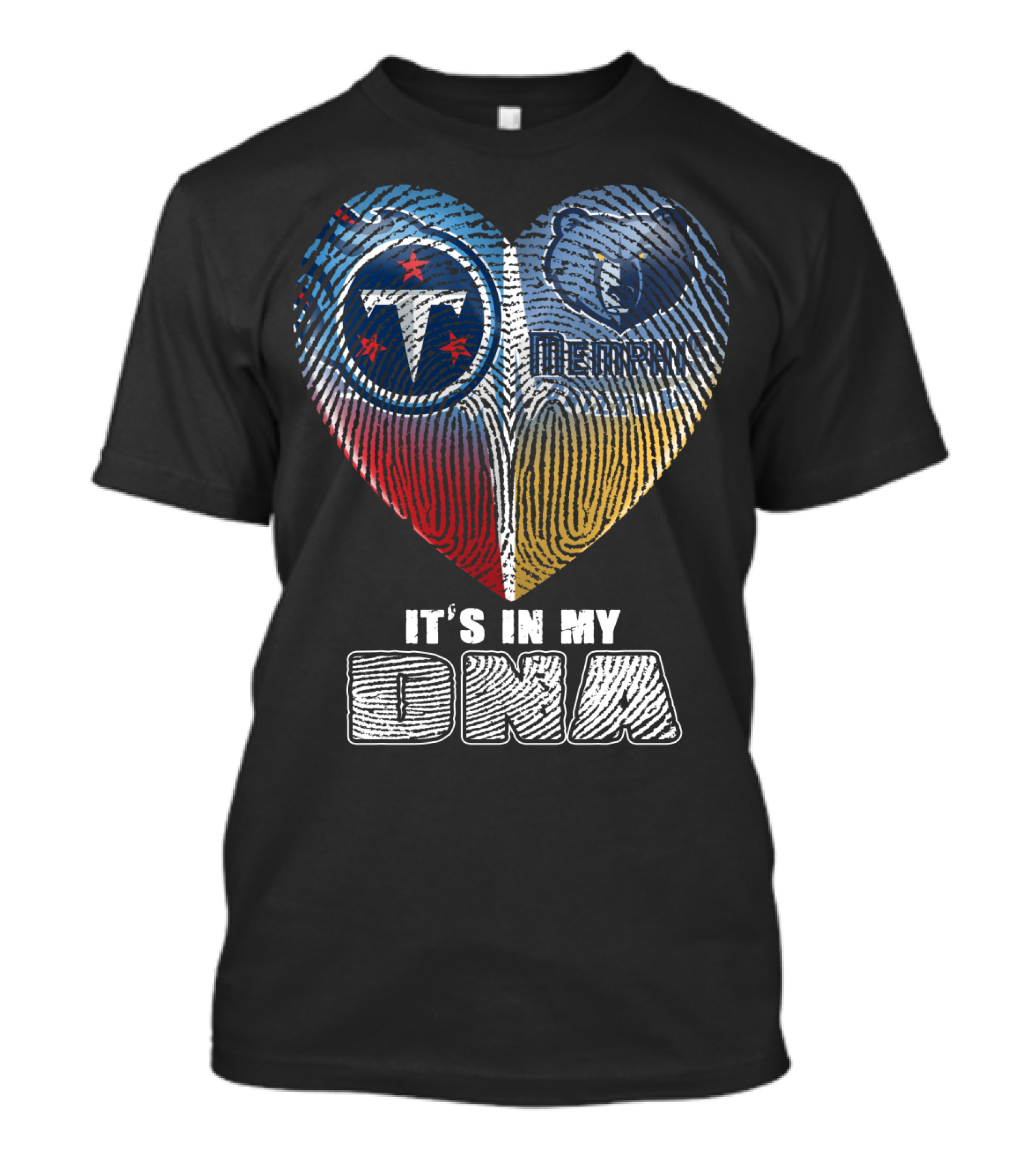 It's In My Dna Tennessee Titans Memphis Grizzlies T-Shirt