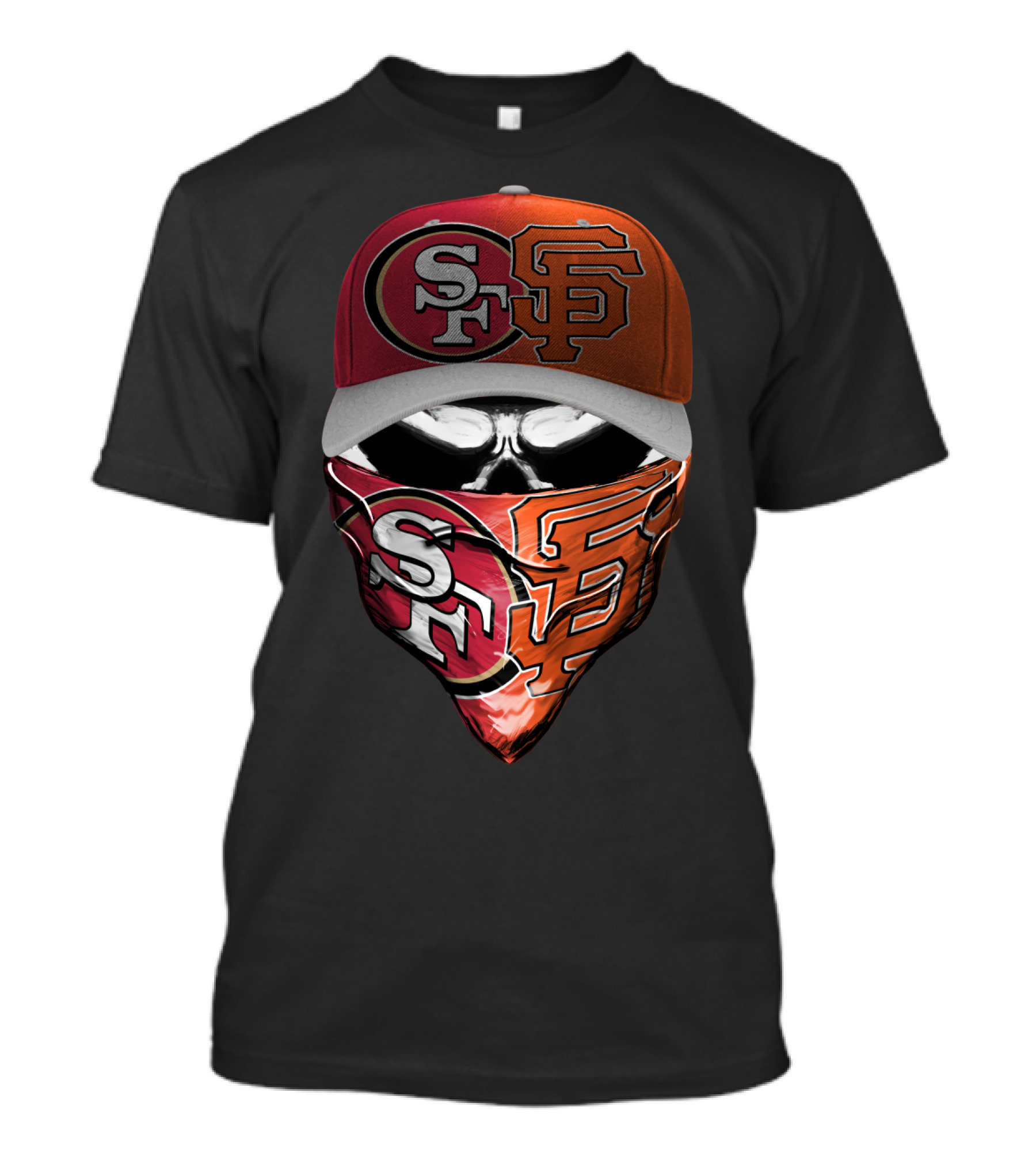 Sf 49ers Giants Fan Skum T-Shirt