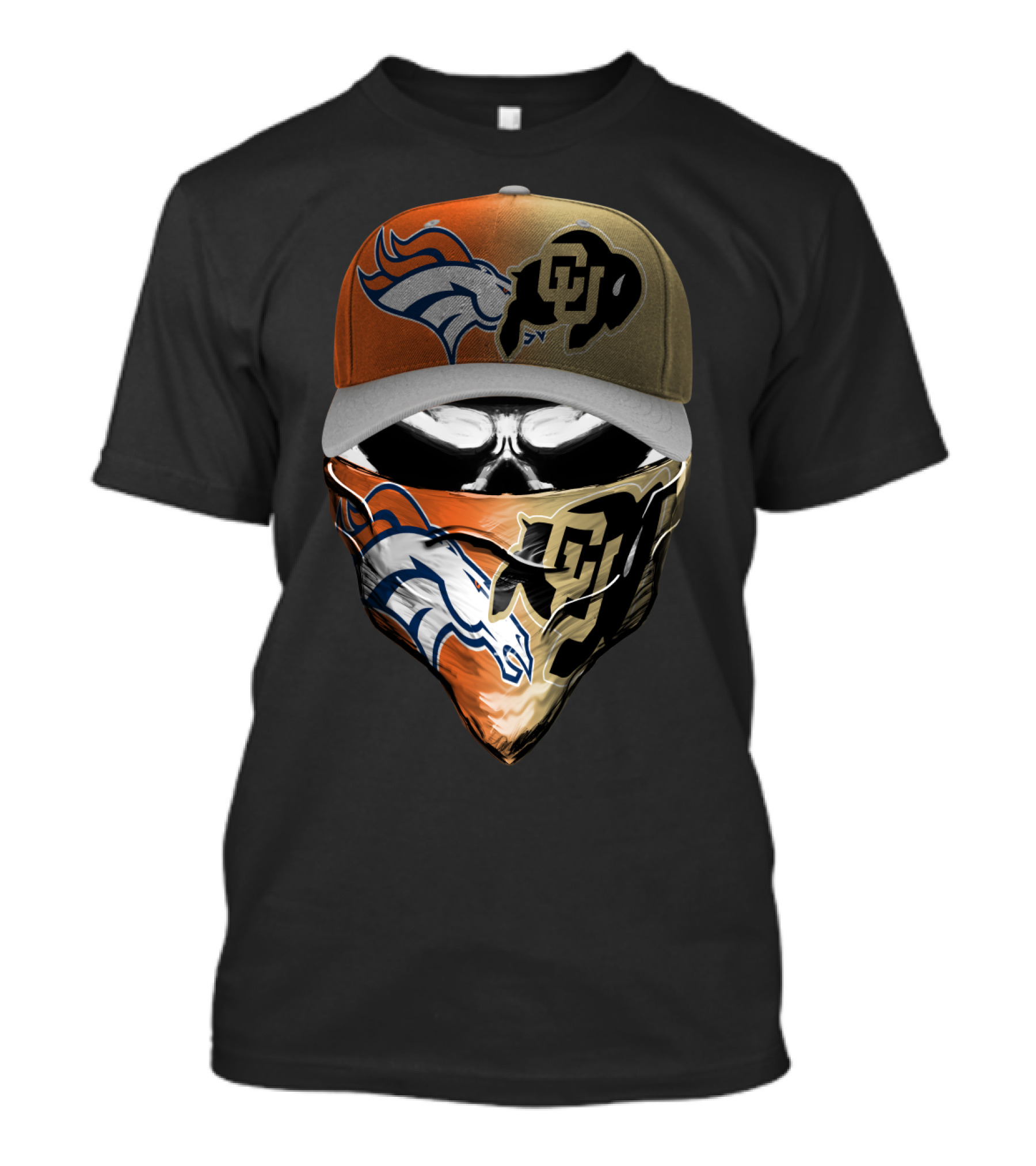 Denver Broncos Colorado Buffaloes Skum 017 T-Shirt