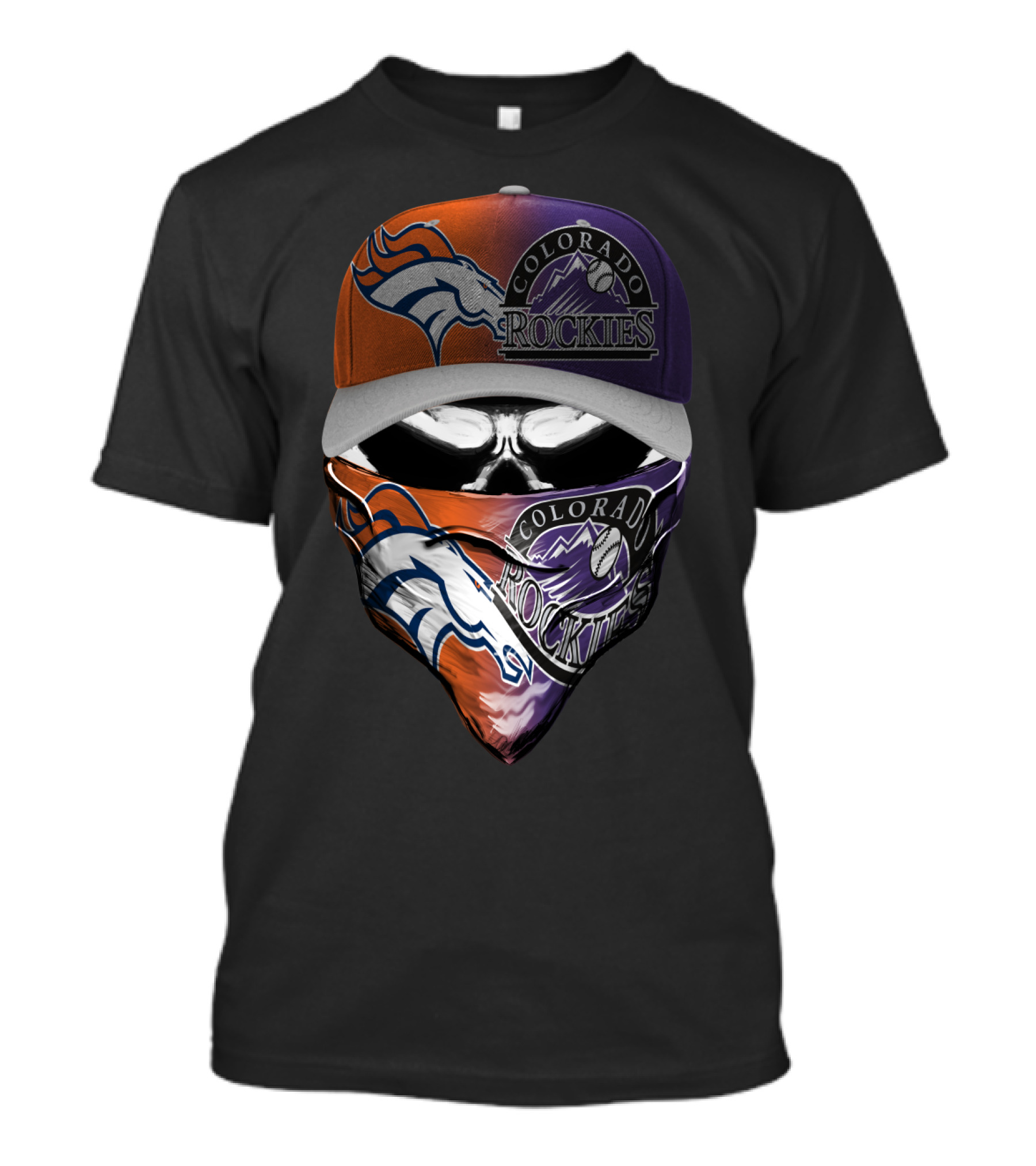 Colorado Rockies Broncos Skum 018 T-Shirt