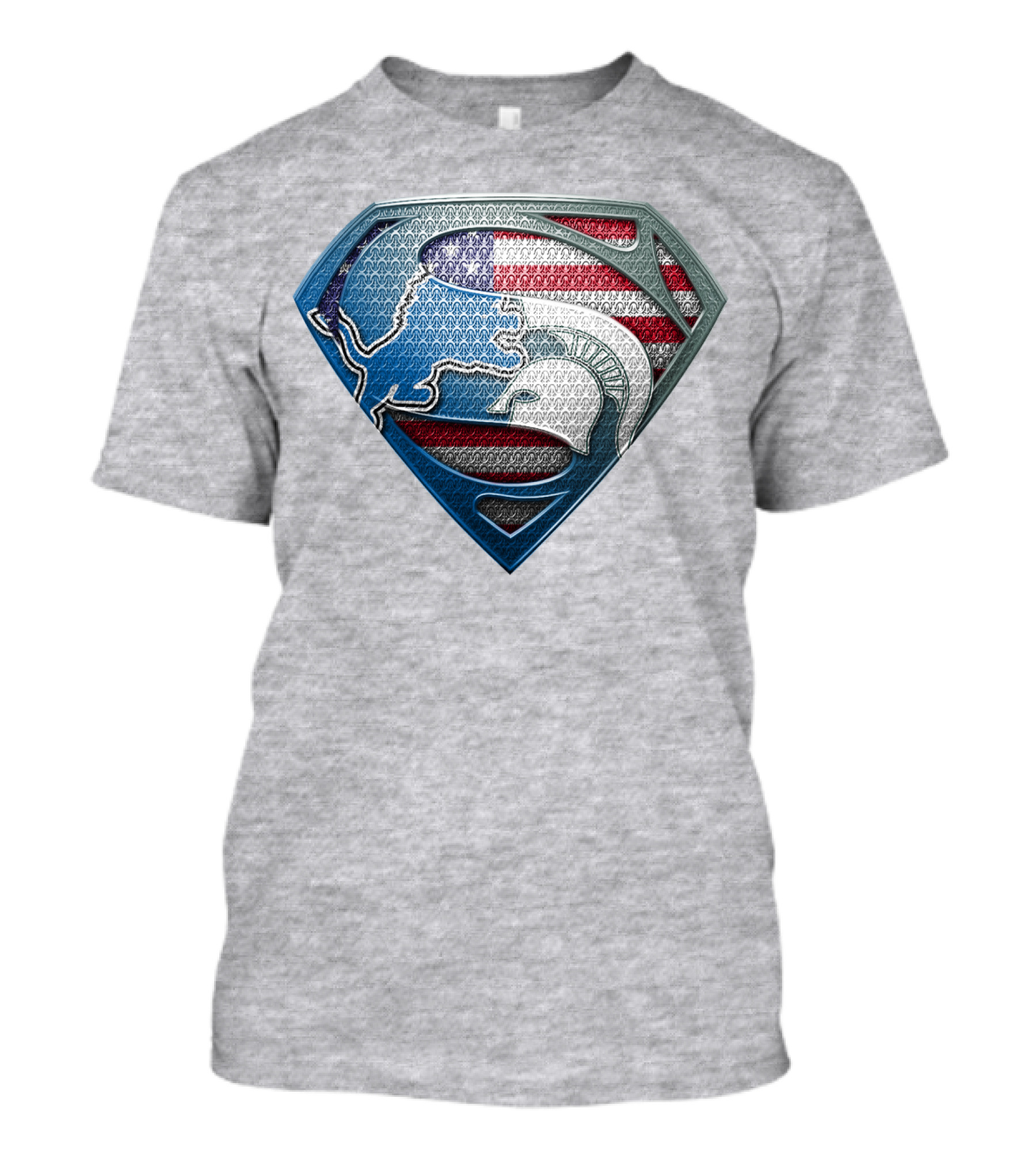 Spartan Superhero American Flag T-Shirt