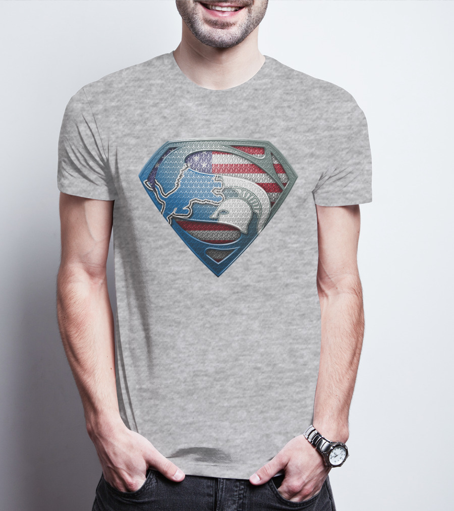 Spartan Superhero American Flag T-Shirt