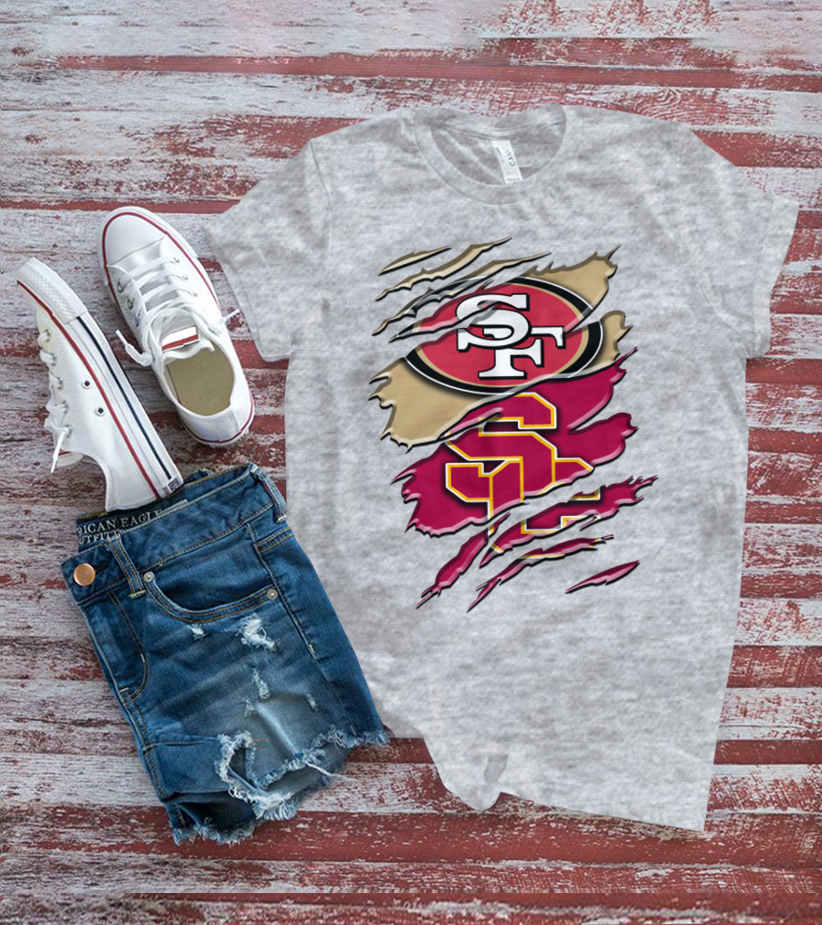 49ers Usc Mashup Rah T-Shirt