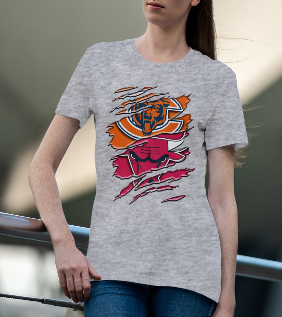 Chicago Bears Bulls Rah 007 T-Shirt