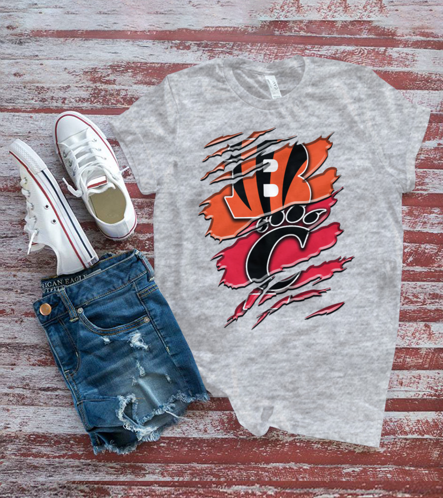 Bengals Bearcats Claw Graphic Rah 011 T-Shirt