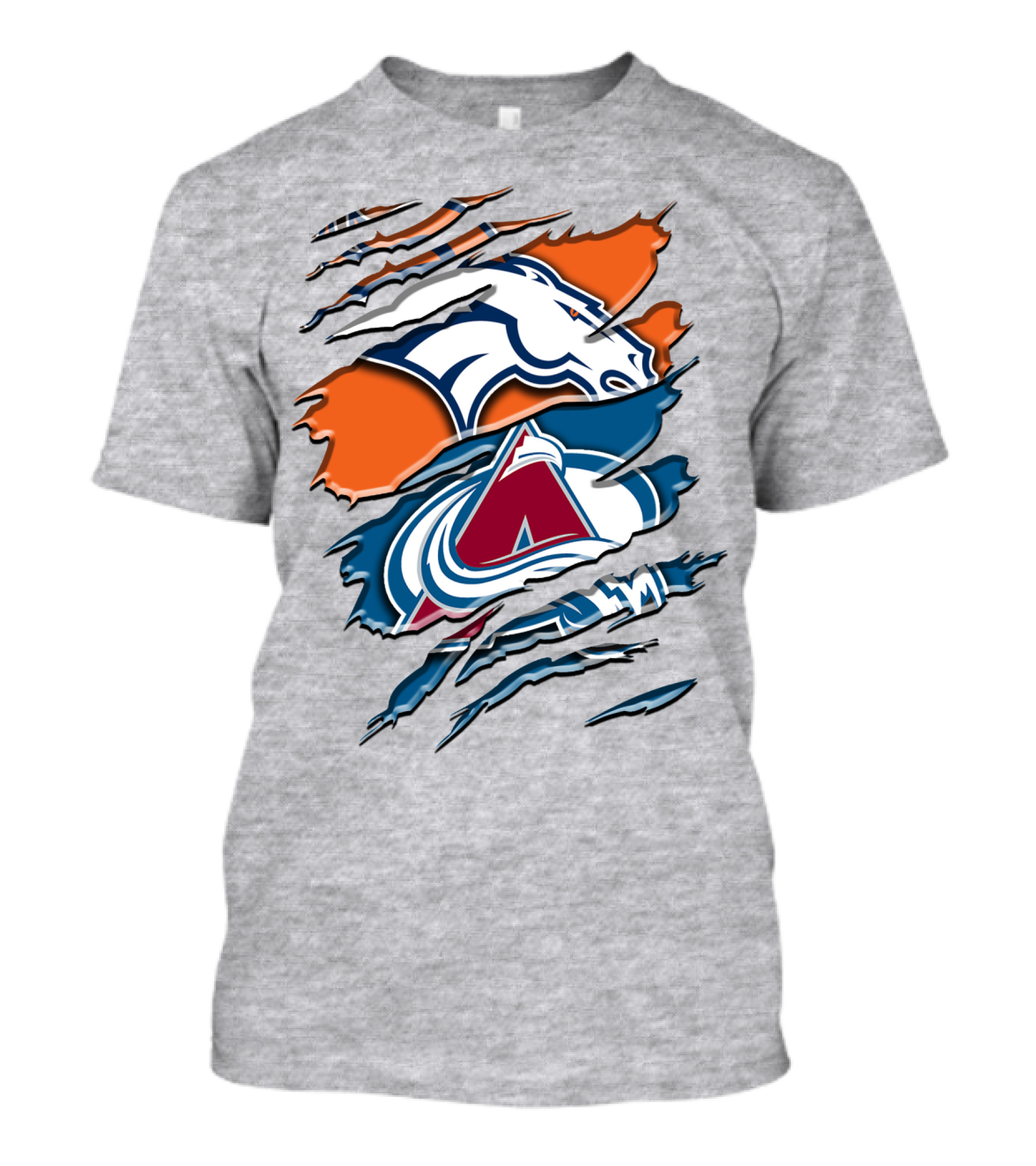 Denver Broncos Colorado Avalanche Rah 016 T-Shirt