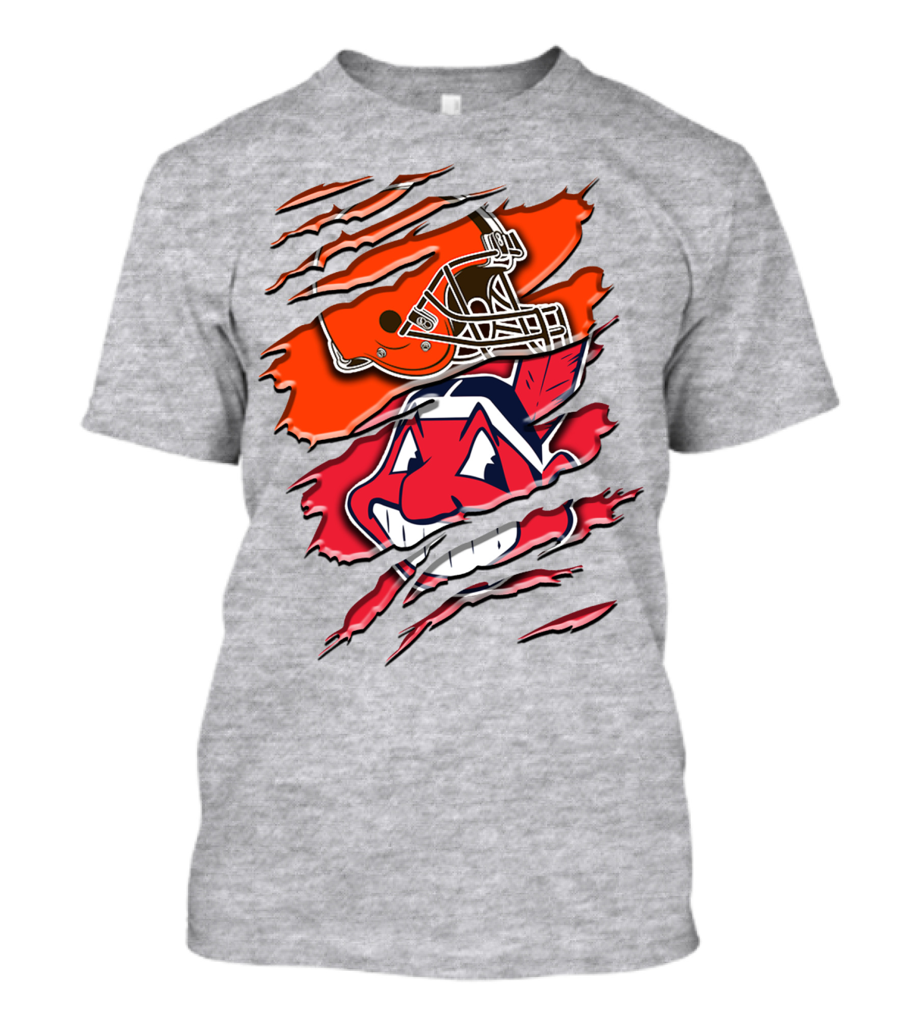 Cleveland Browns And Chief Wahoo Rah T-Shirt
