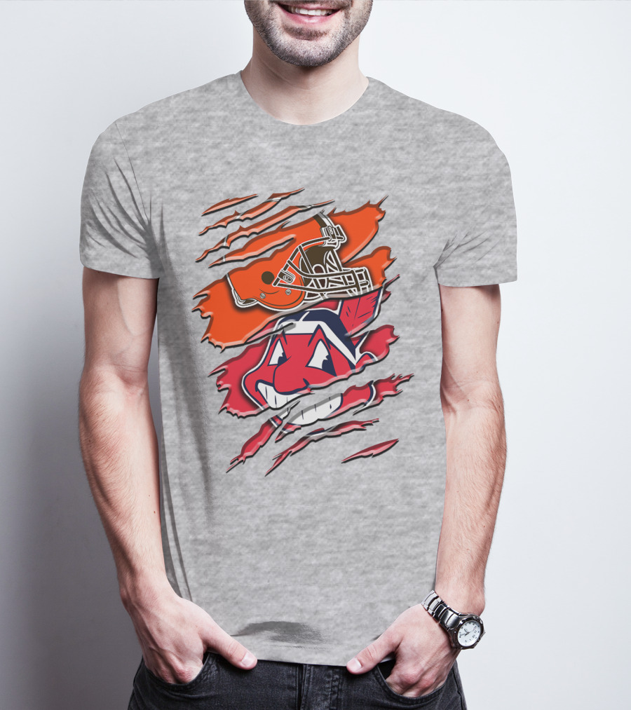 Cleveland Browns And Chief Wahoo Rah T-Shirt