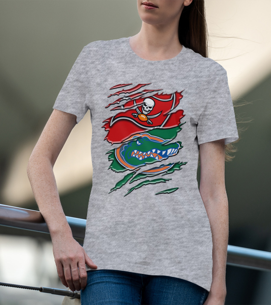 Tampa Bay Buccaneers Florida Gators Rah 024 T-Shirt