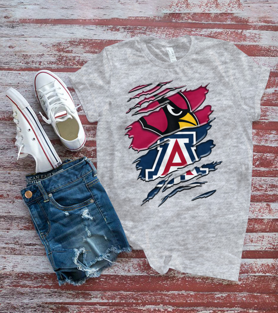 Arizona Cardinals University Of Arizona Wildcats Rah 031 T-Shirt