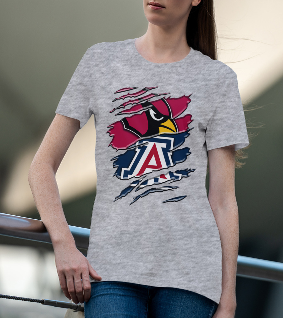 Arizona Cardinals University Of Arizona Wildcats Rah 031 T-Shirt