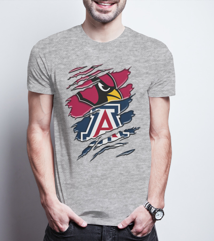 Arizona Cardinals University Of Arizona Wildcats Rah 031 T-Shirt