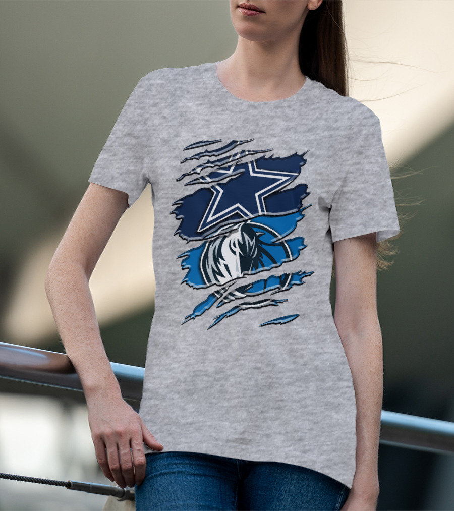Dallas Cowboys Mavericks Crossover Rah 044 T-Shirt