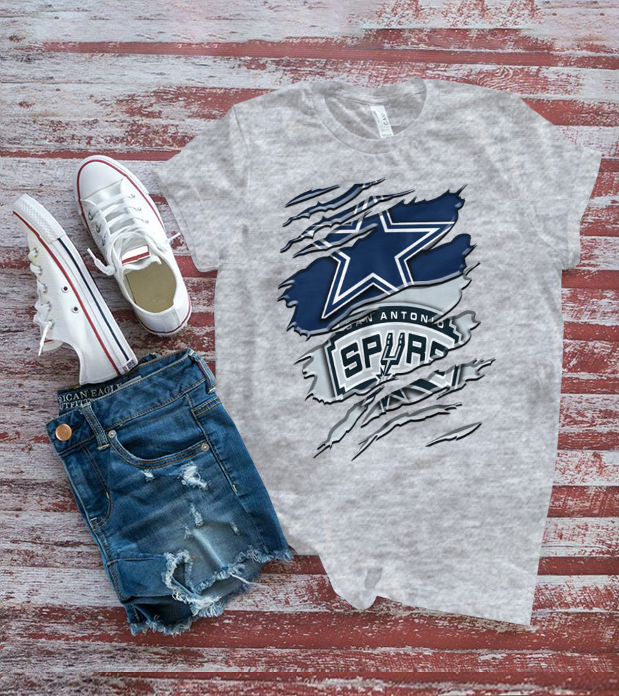 Dallas Cowboys San Antonio Spurs Rah 048 T-Shirt