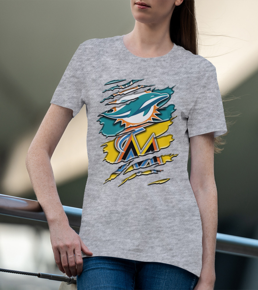 Miami Dolphins Marlins Rah 053 T-Shirt