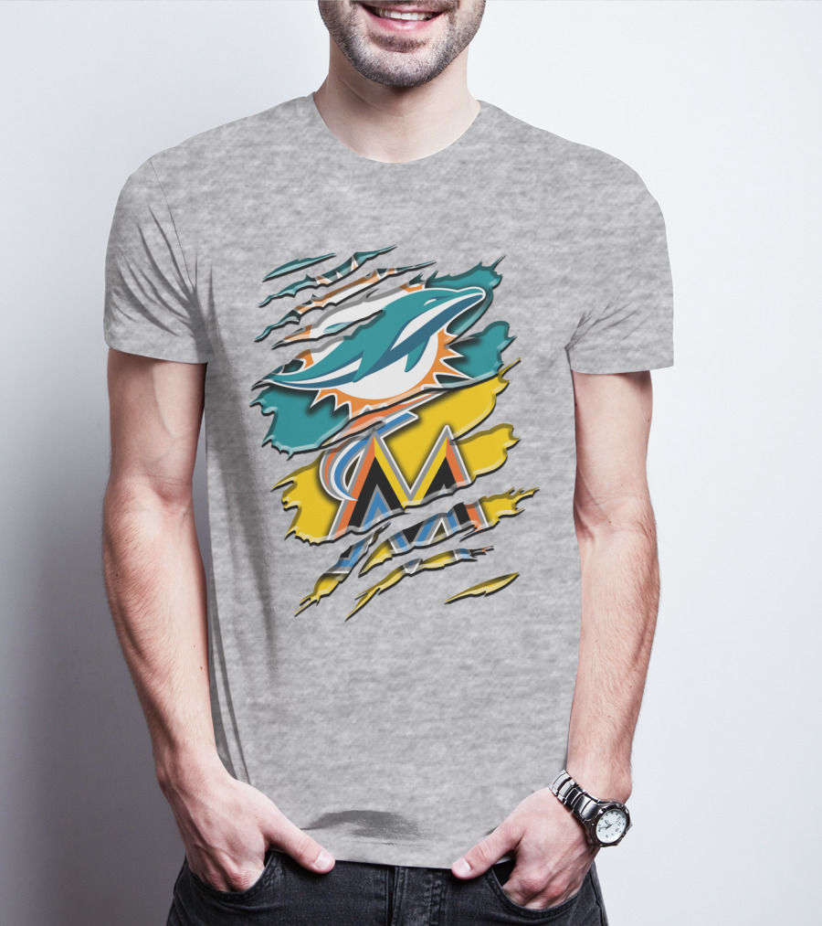 Miami Dolphins Marlins Rah 053 T-Shirt