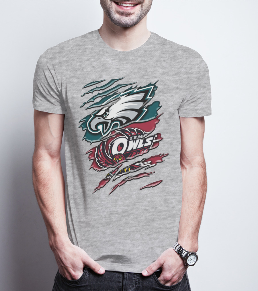 Philadelphia Eagles Temple Owls Rah 058 T-Shirt