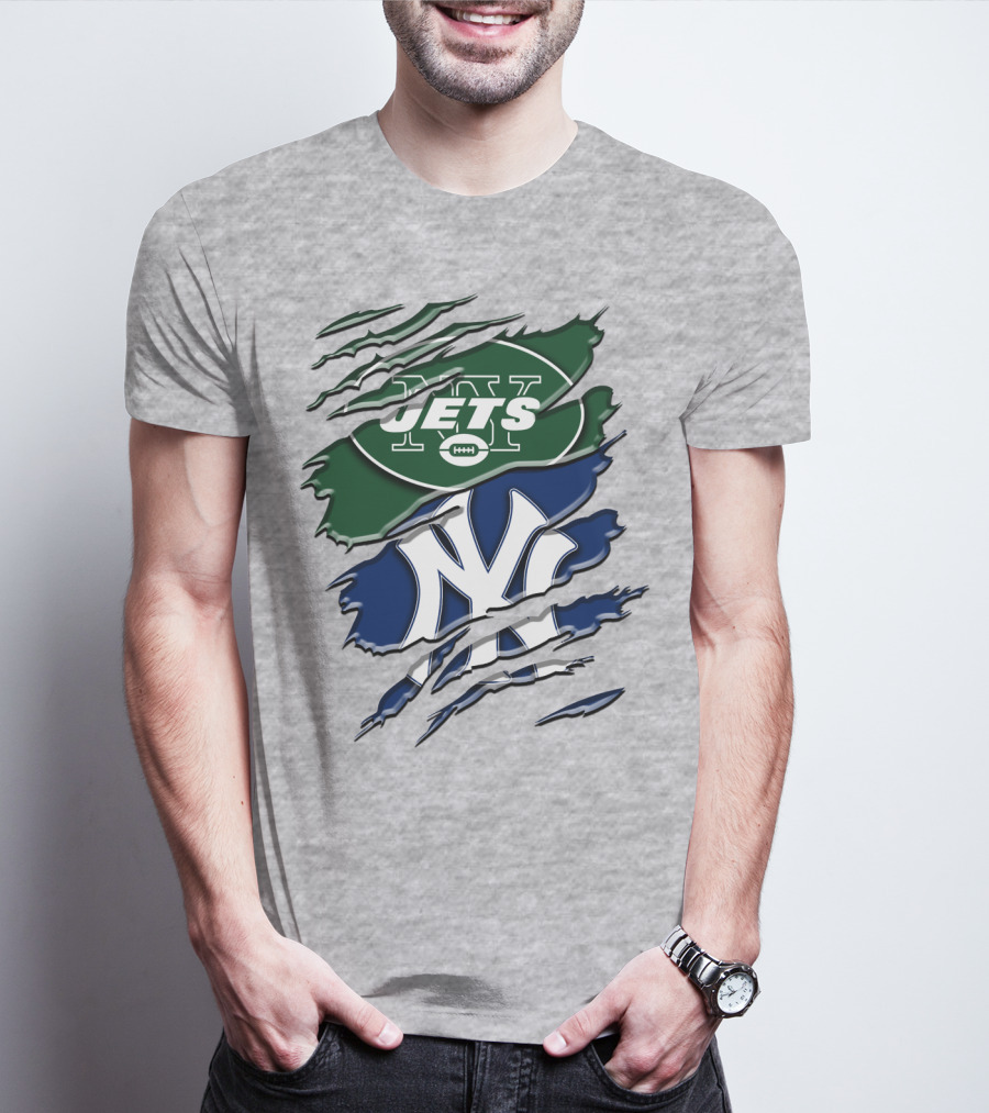 Ny Jets Yankees Rah 071 T-Shirt