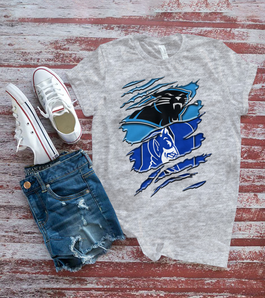 Carolina Panthers Duke Blue Devils Rah 084 T-Shirt