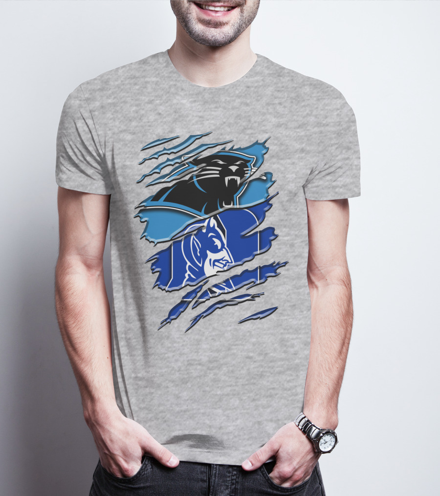 Carolina Panthers Duke Blue Devils Rah 084 T-Shirt