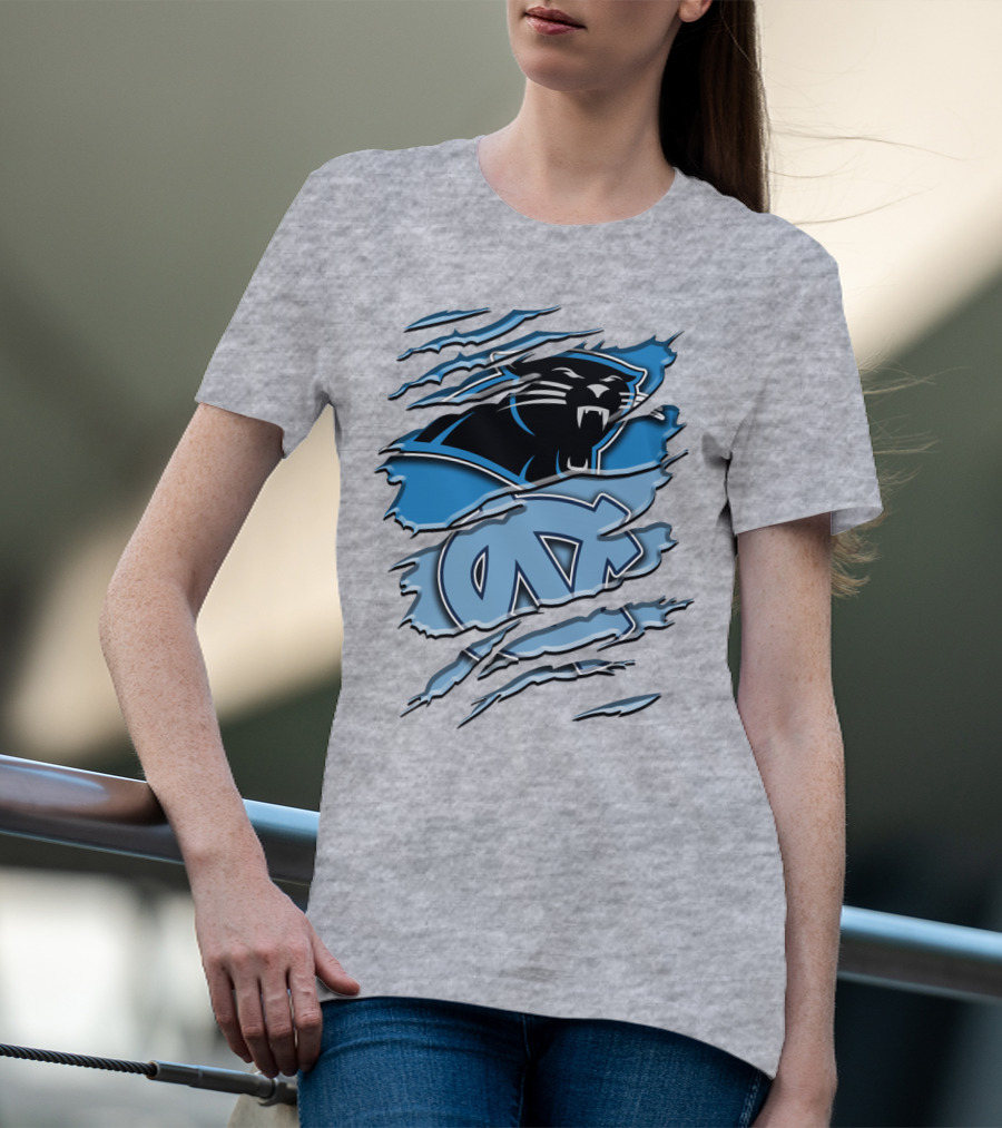 Carolina Panthers North Carolina Tar Heels Rah 087 T-Shirt