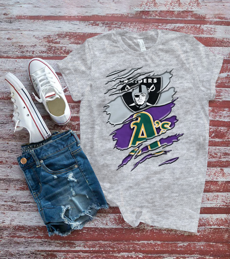 Raiders A's Logo Blend T-Shirt