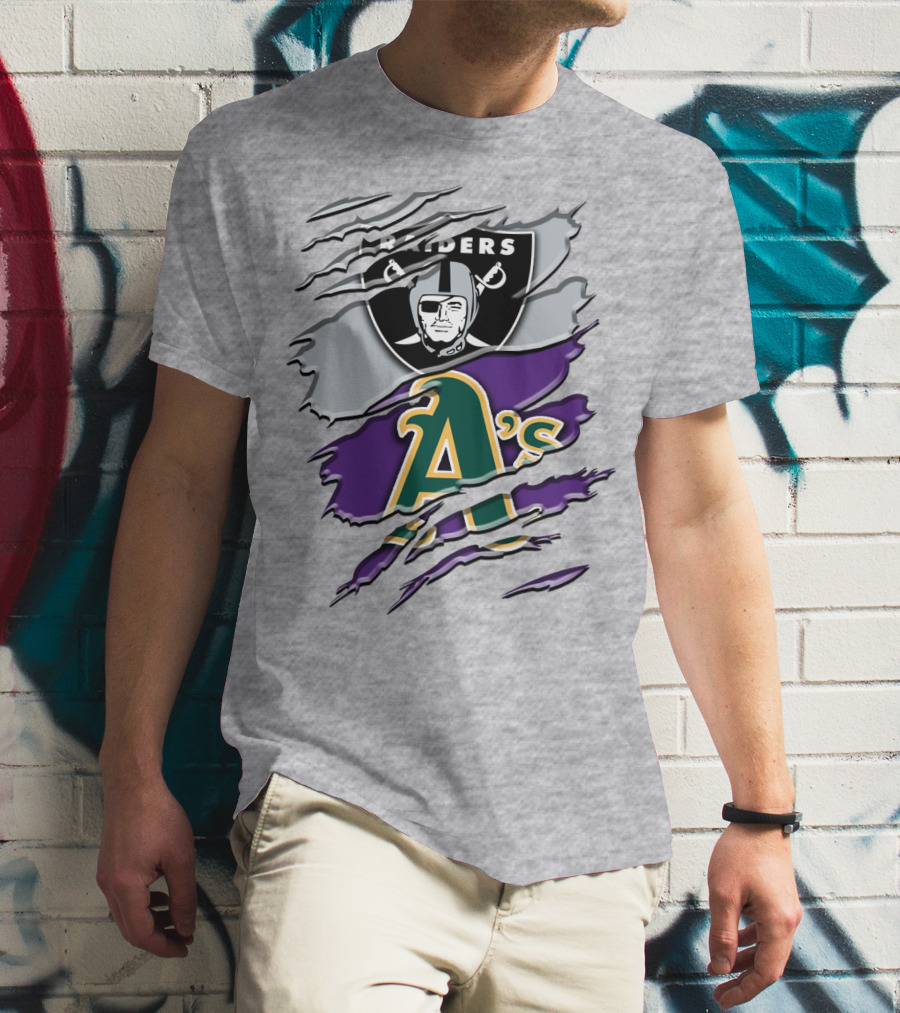 Raiders A's Logo Blend T-Shirt