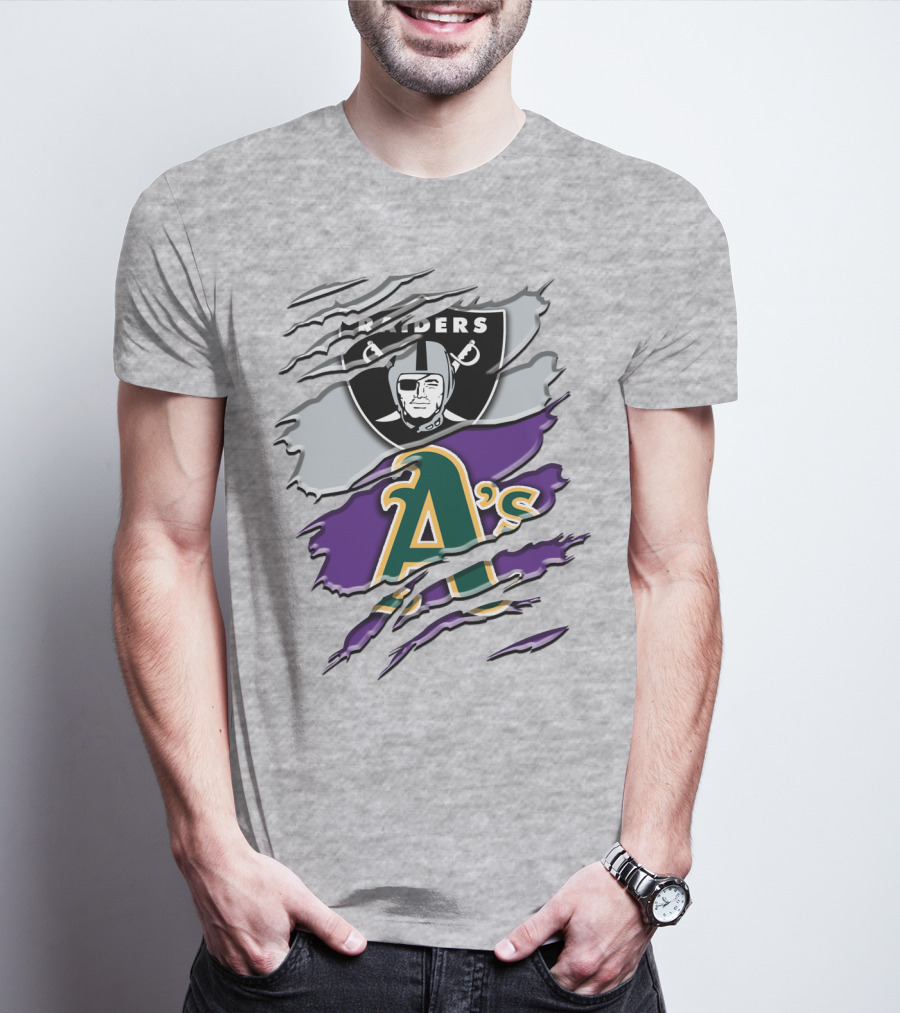 Raiders A's Logo Blend T-Shirt