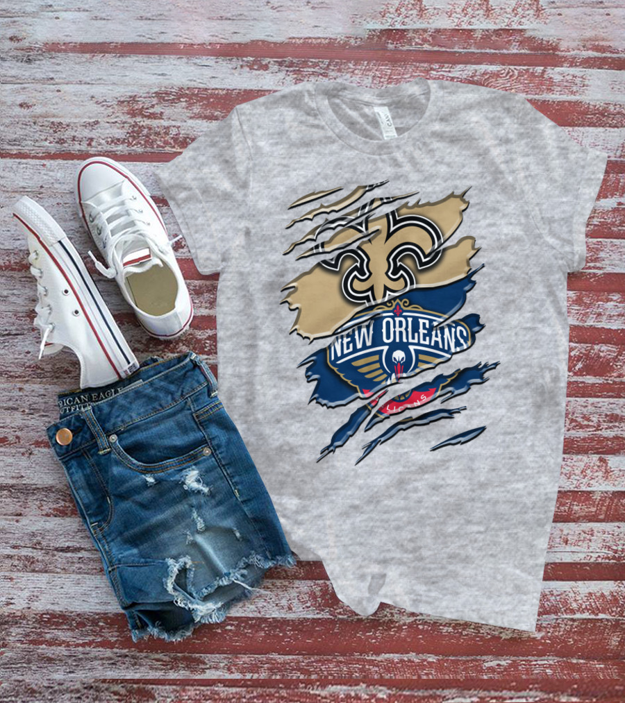 New Orleans Saints Pelicans Rah 108 T-Shirt