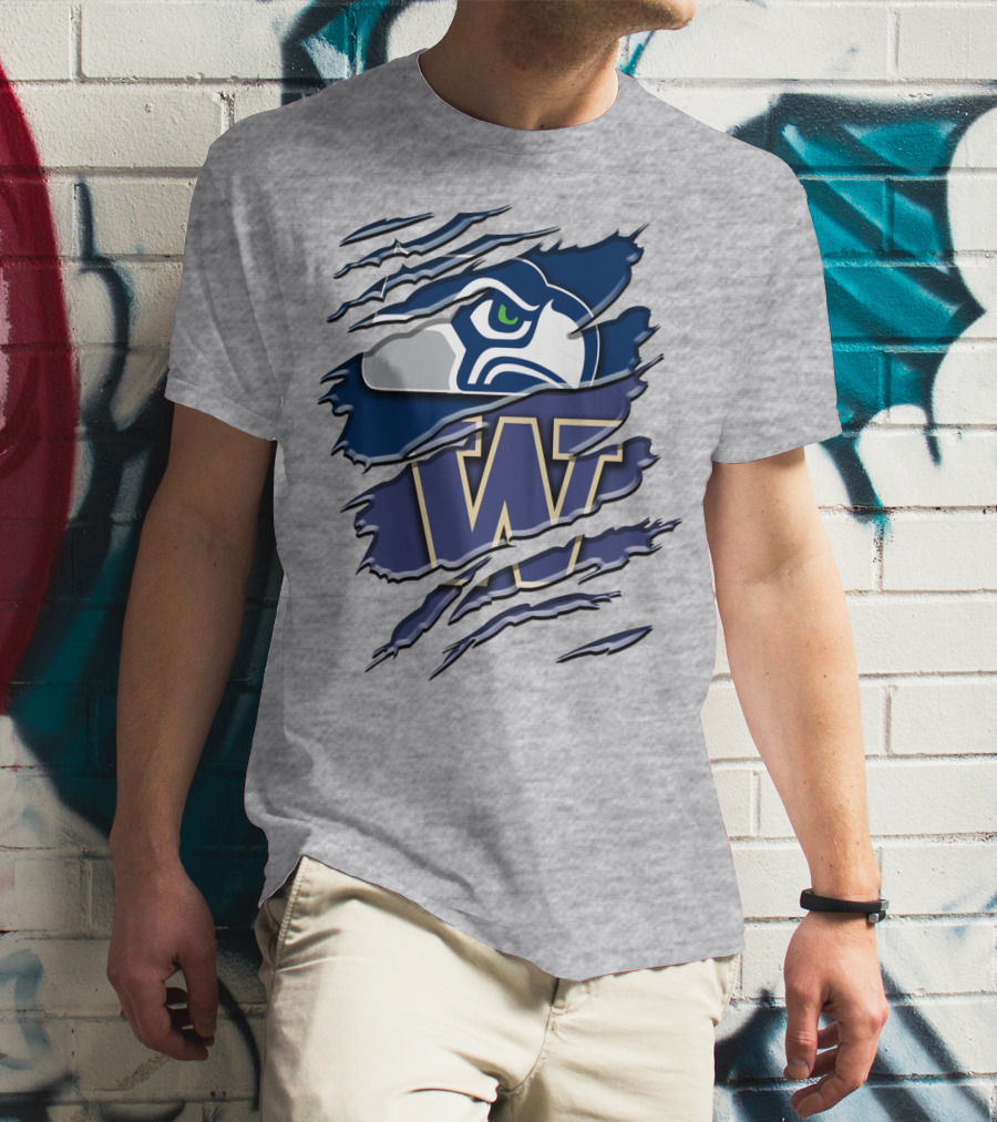 Seattle Seahawks University Of Washington Rah 110 T-Shirt