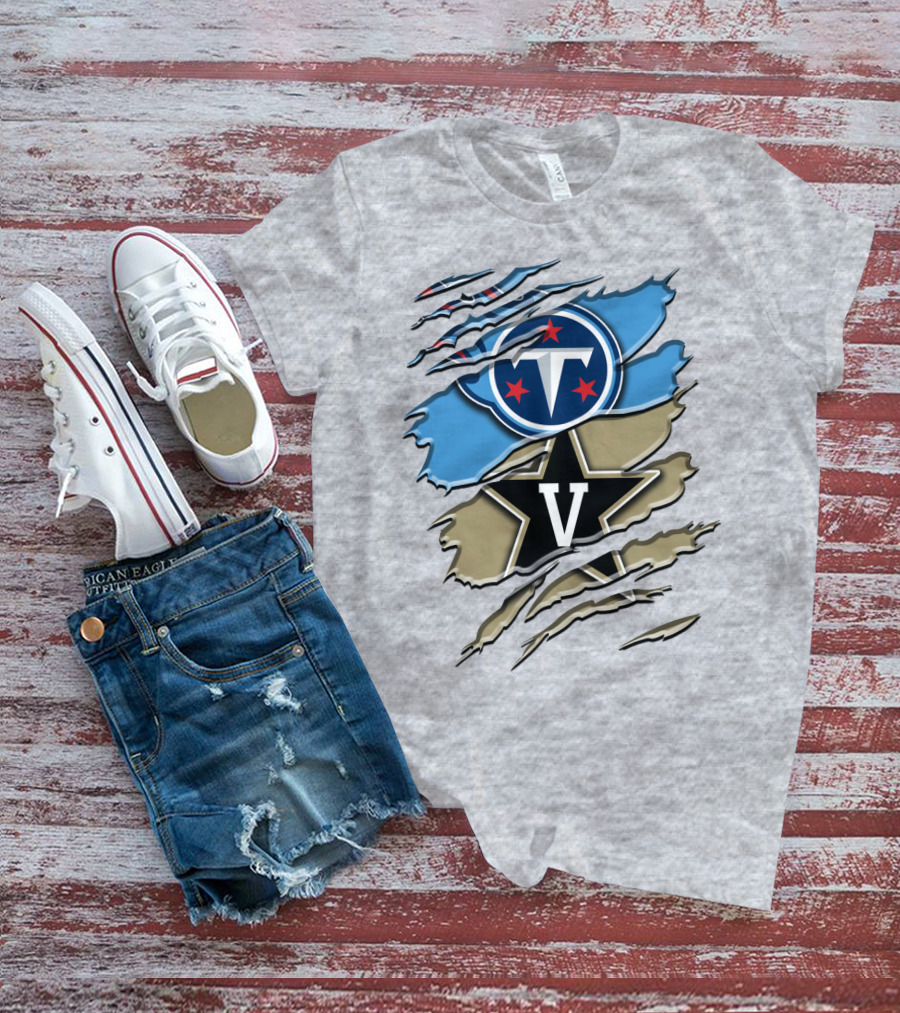 Tennessee Titans Vanderbilt Commodores Rah 132 T-Shirt