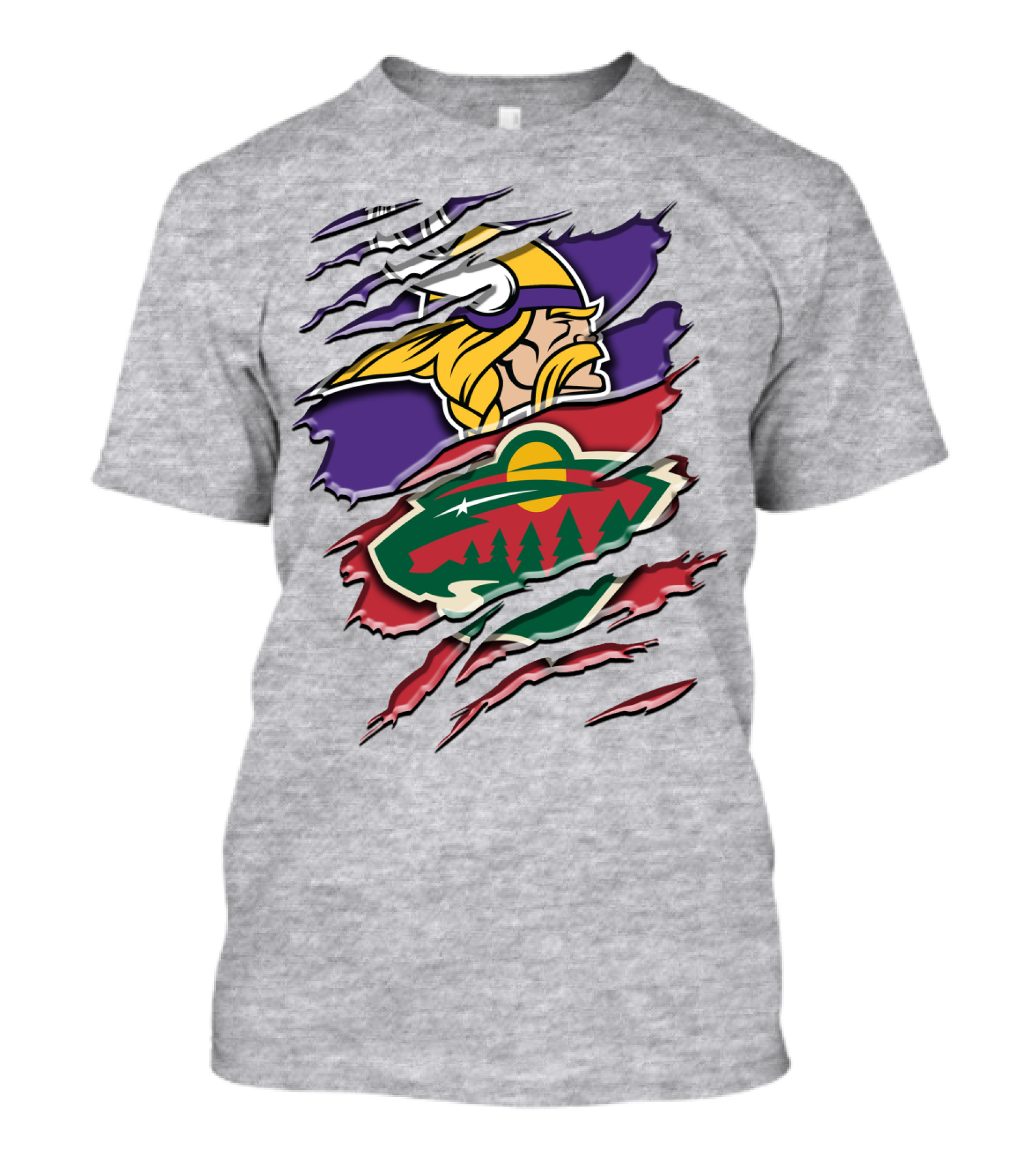 Minnesota Vikings Wild Crossover T-Shirt