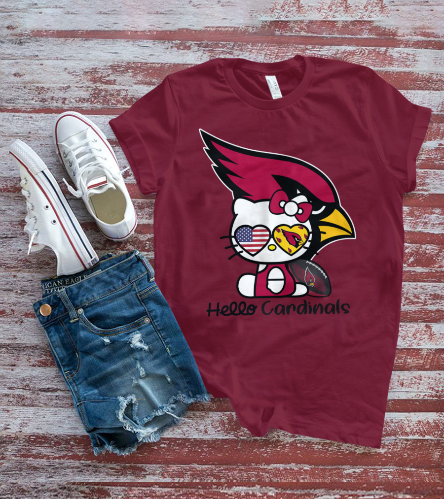 Hello Cardinals Arizona Cardinals T-Shirt